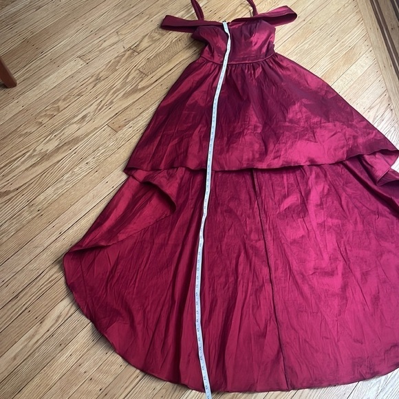 B. Darlin burgundy red high low dress size 5/6 - Picture 4 of 8